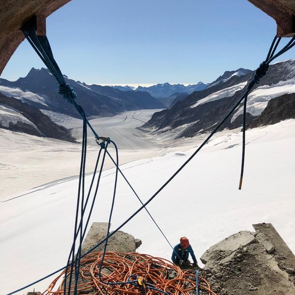Spezialarbeiten am Jungfraujoch 